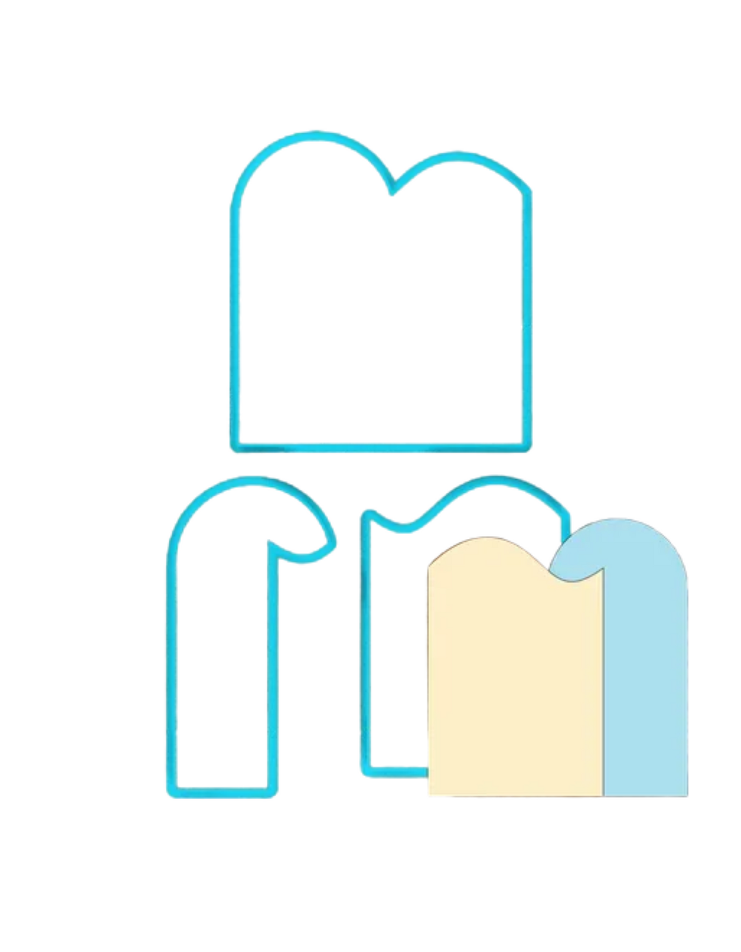 3 Piece Arch Frame Stamp/Cutter