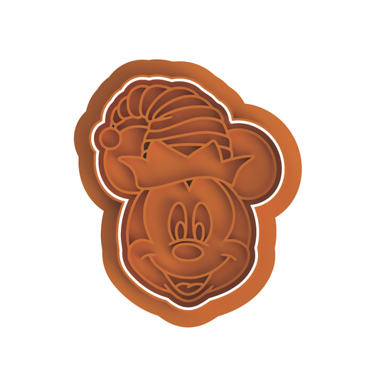 Mickey Xmas Cutter/Stamp