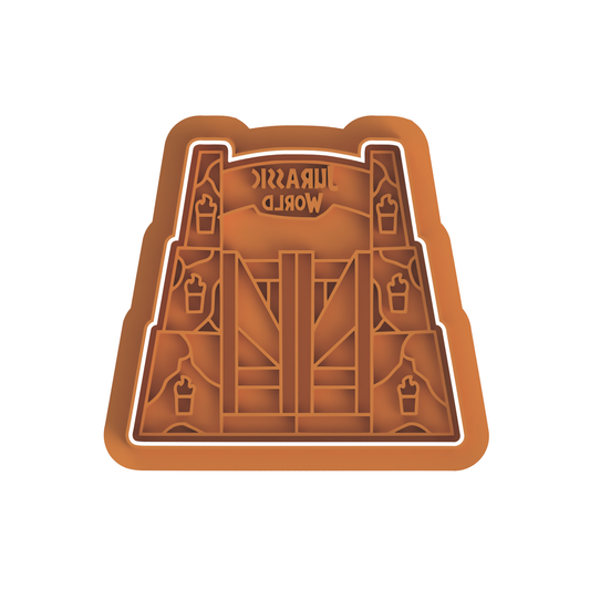 Jurassic Park Gate Cutter & Stamp