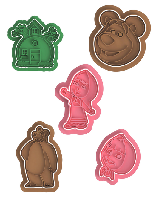 Bear and little Girl Cutter/Embossers