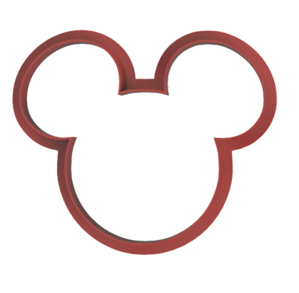 Mickey Head cutter 4 sizes