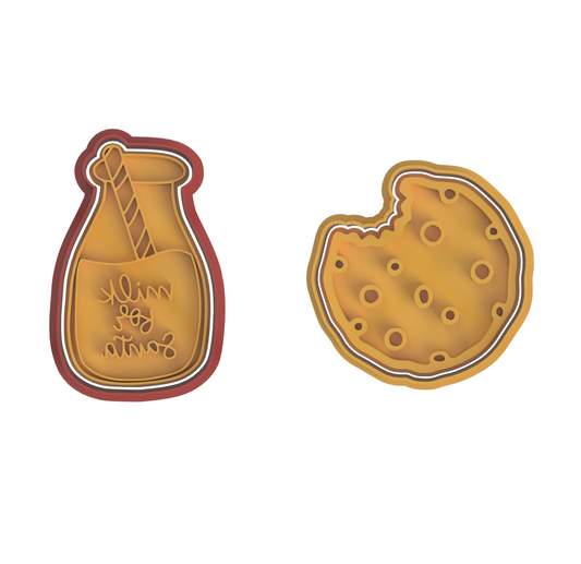 Milk and Cookies for Santa Cutter/Embosser set