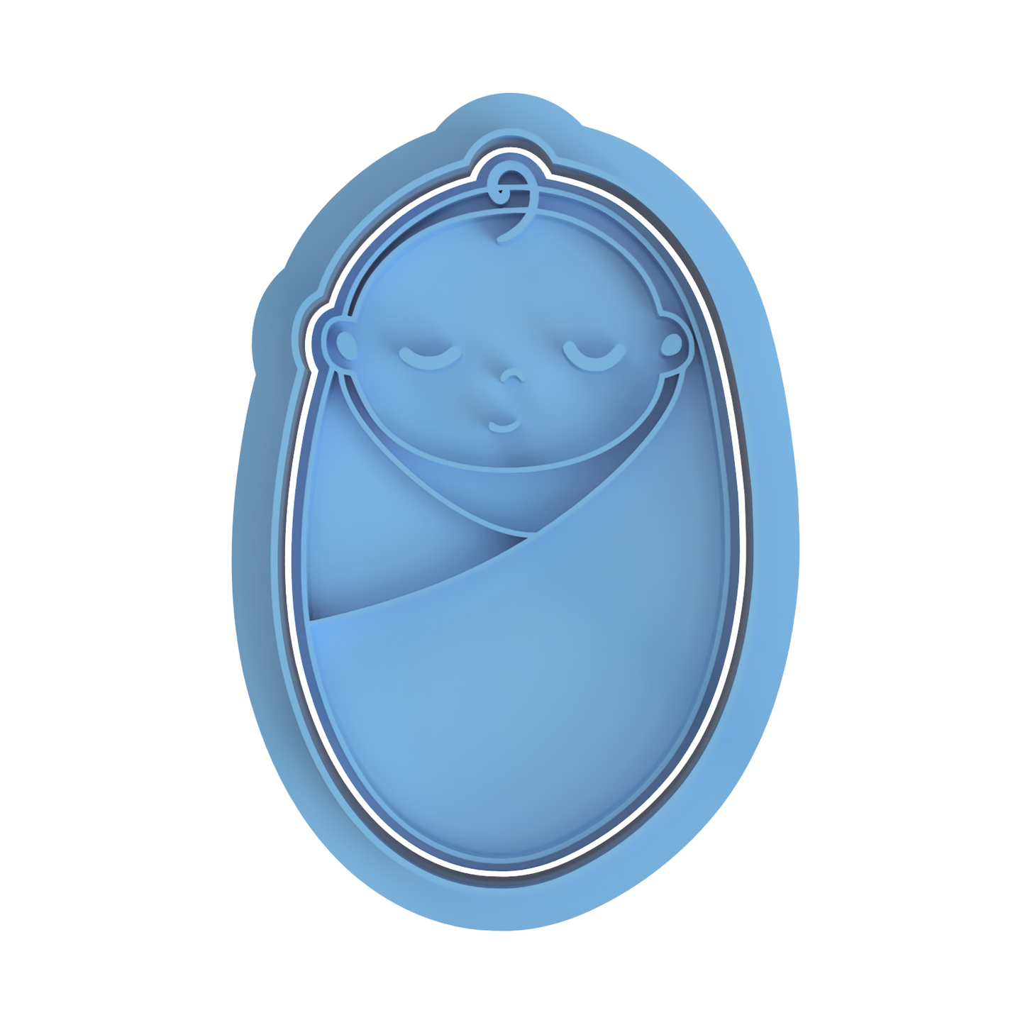 swaddled Baby Cutter/embosser