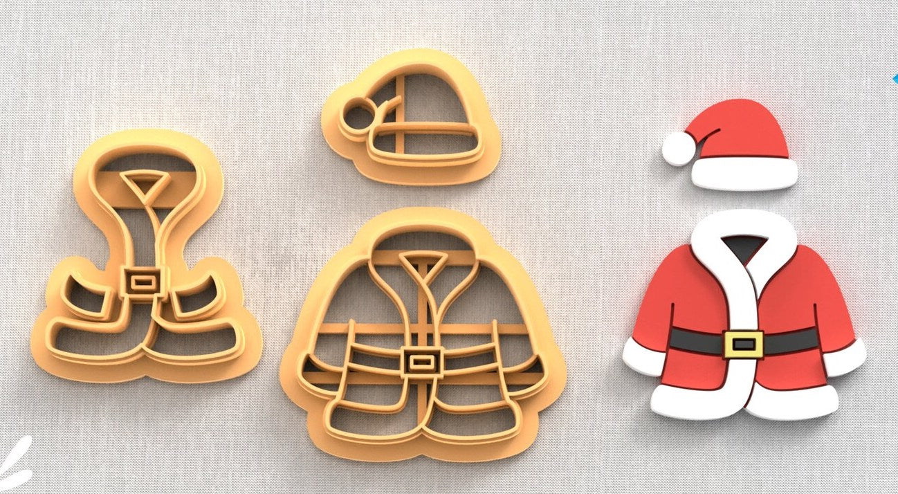Santa Coat Stamp & cutter