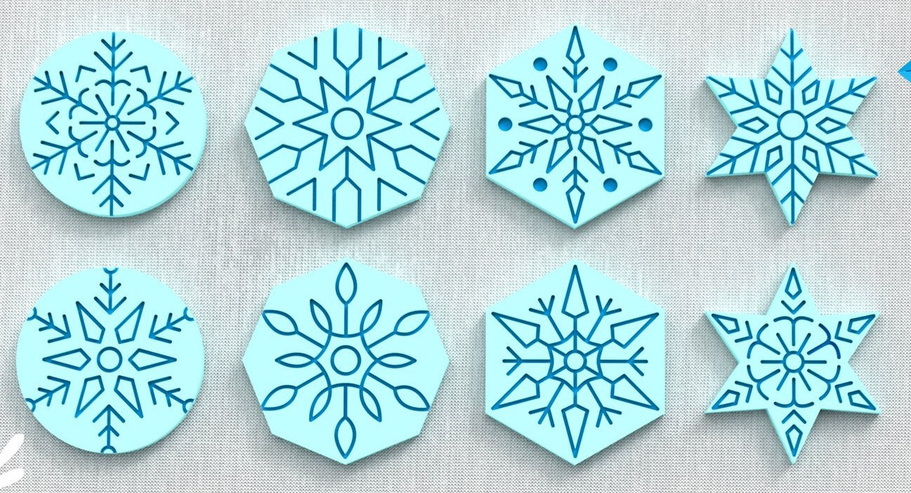 Snow Flakes Stamp & cutter