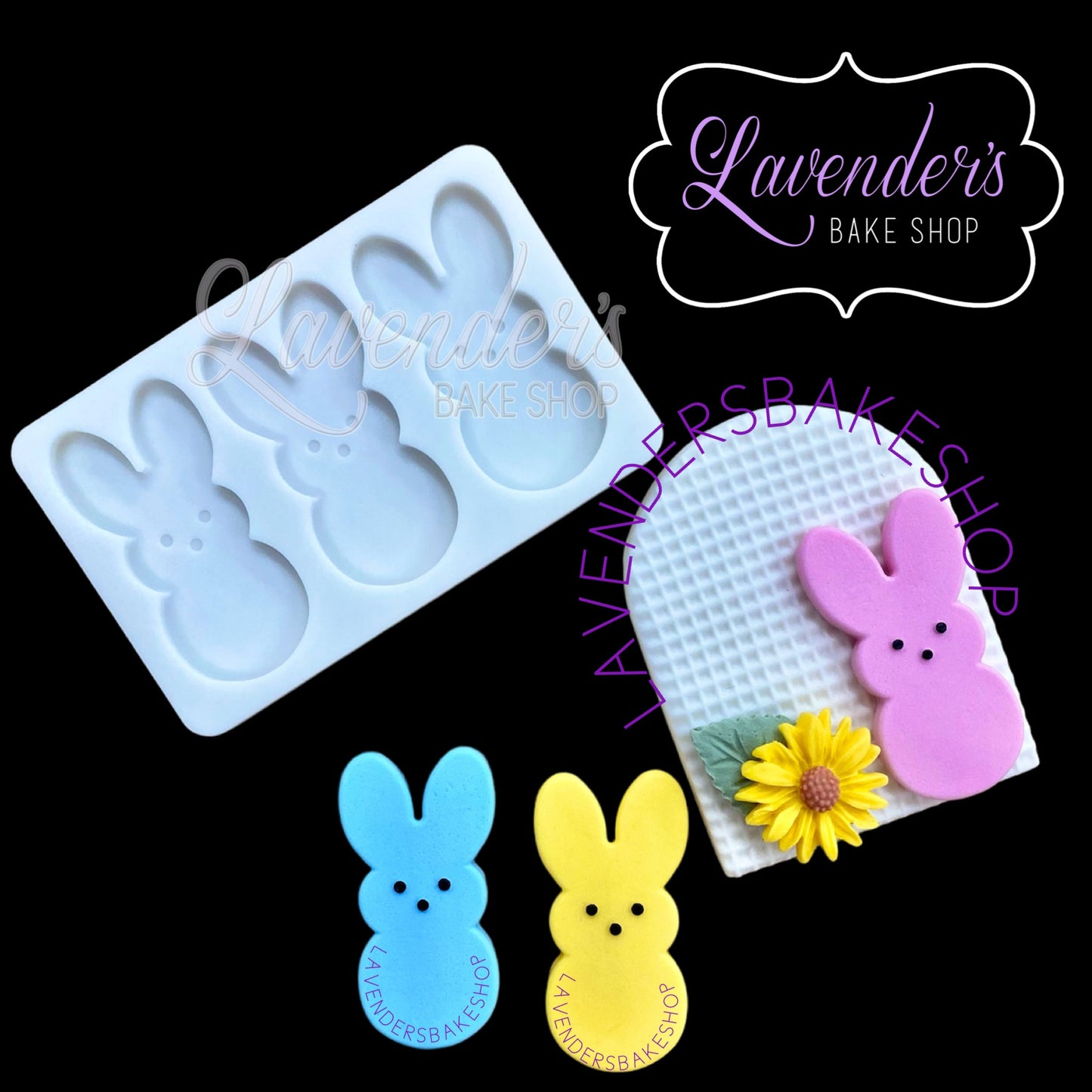 2in Flat Peeps Trio mold