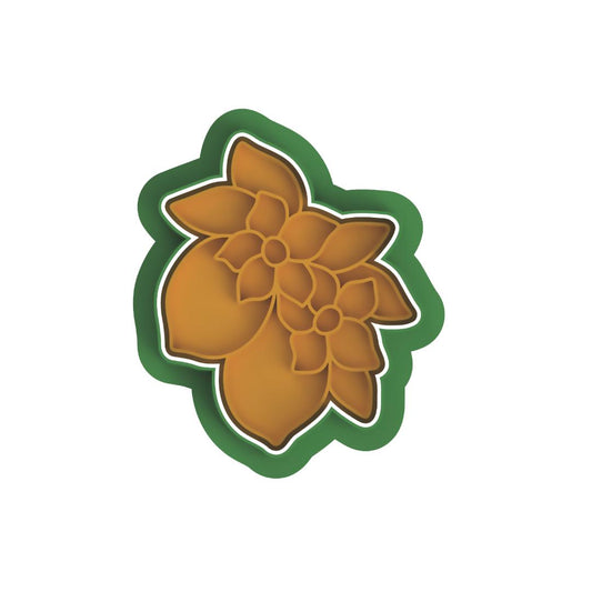 Lemons with floral  Cutter/Stamp