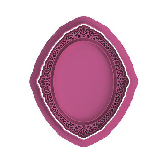 Oval MirrorFrame Stamp & Cutter