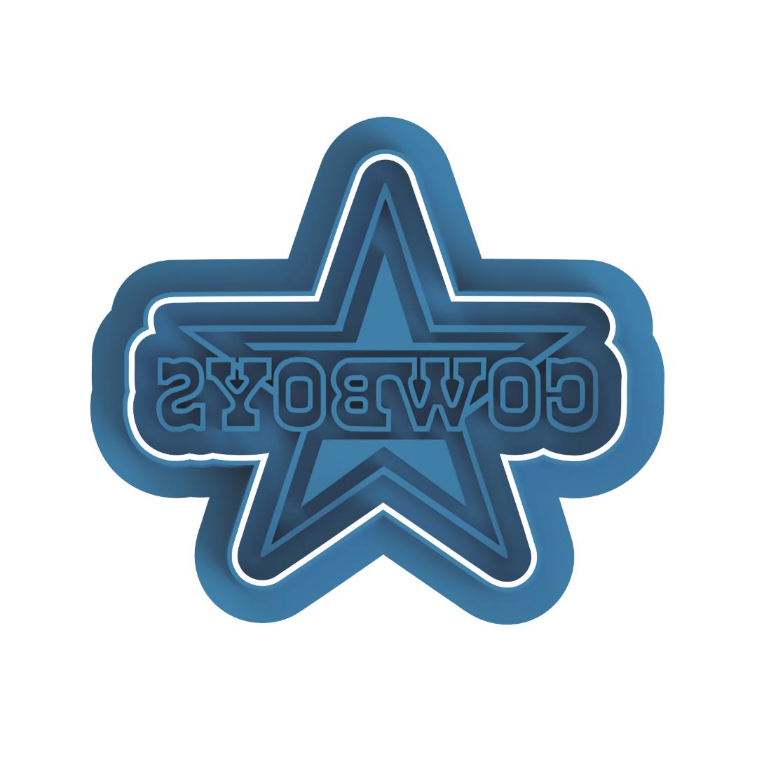 Dallas Cow boys Cutter/Stamp