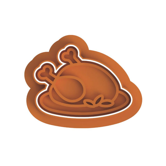 Roasted Turkey Brach Stamp & cutter