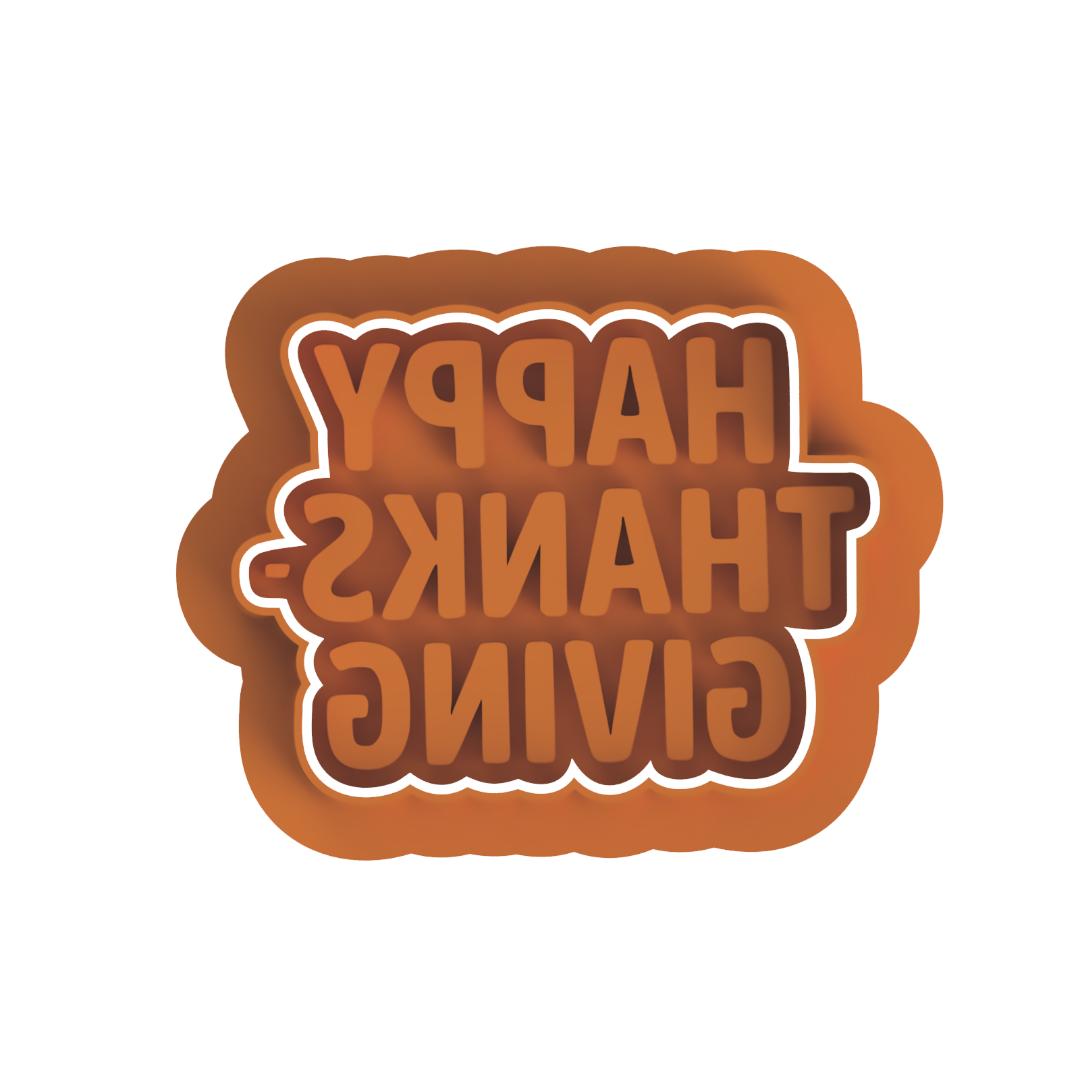 Happy Thanksgiving Stamp & cutter