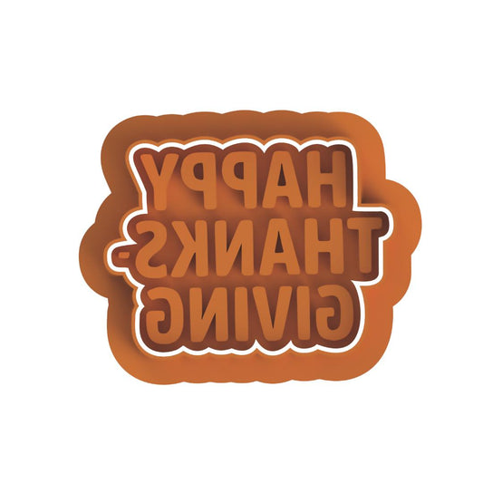 Happy Thanksgiving Stamp & cutter