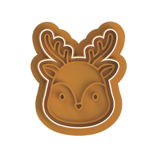 Deer animal head  Cutter & Stamp