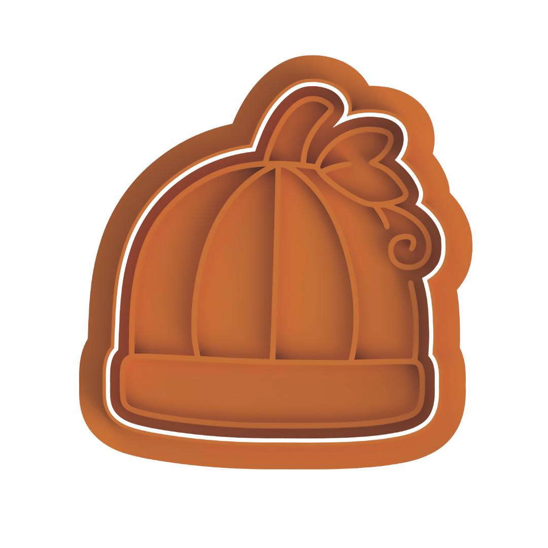 Pumpkin Baby Beanie Stamp & cutter