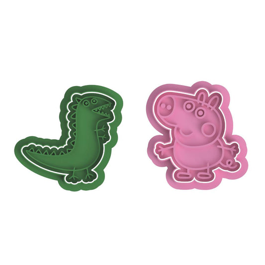 George and Dinosaur cutter & Stamp