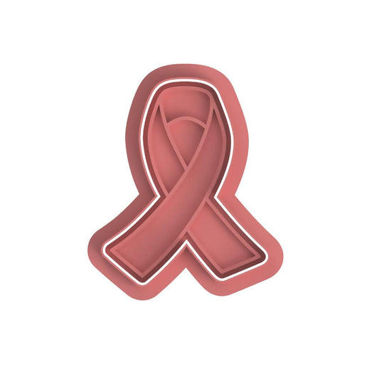 Cancer Ribbon Bow Cutter/Stamp