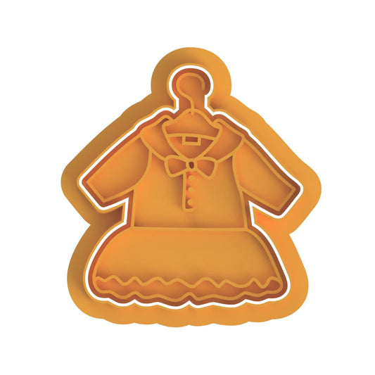 Girl Outfit on hanger Stamp/Cutter