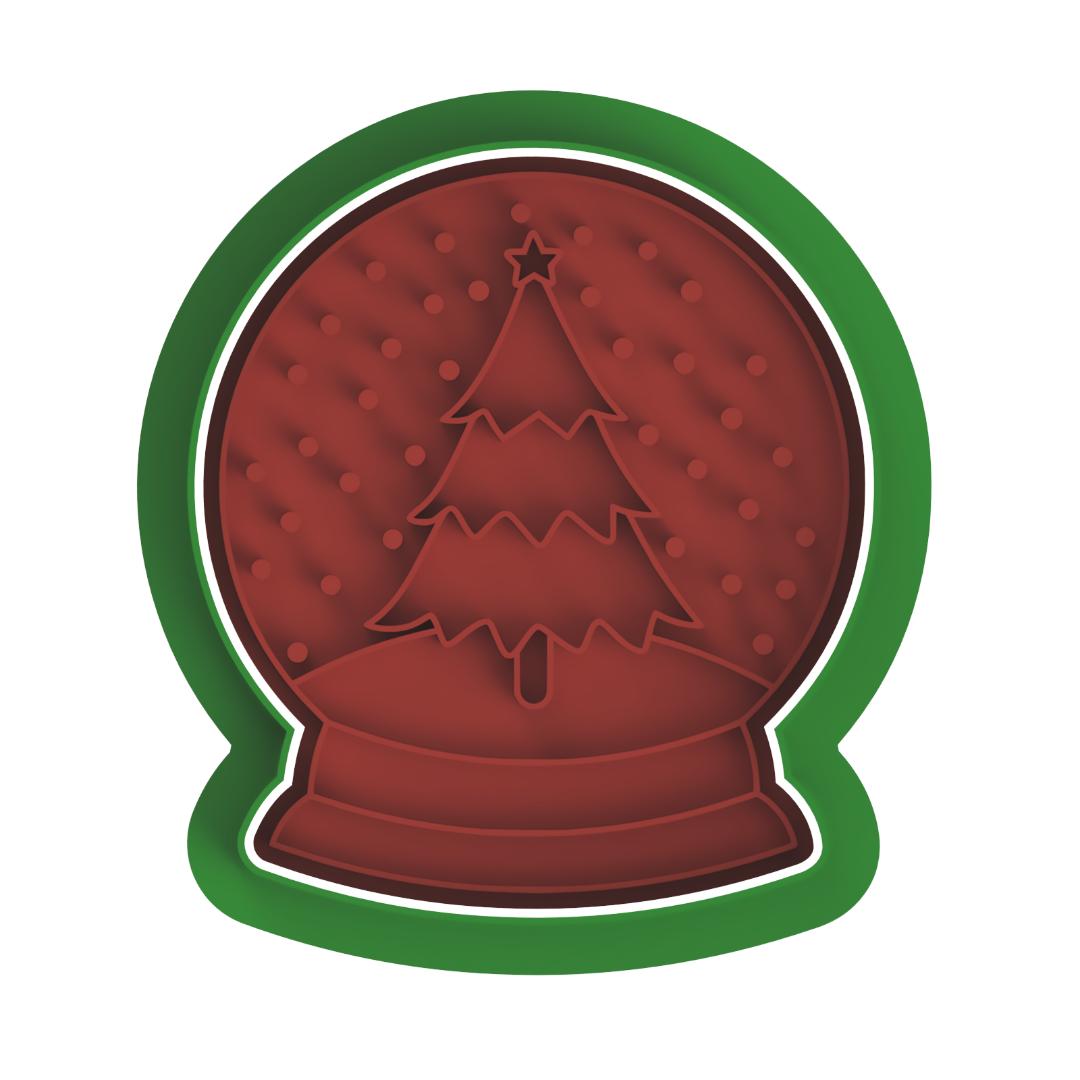 Christmas Tree Snow Globe Cutter/Embosser