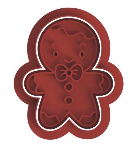 Cute gingerbread man