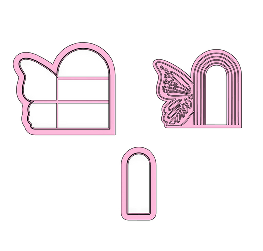 Butterfly Arch Frame  Stamp/Cutter