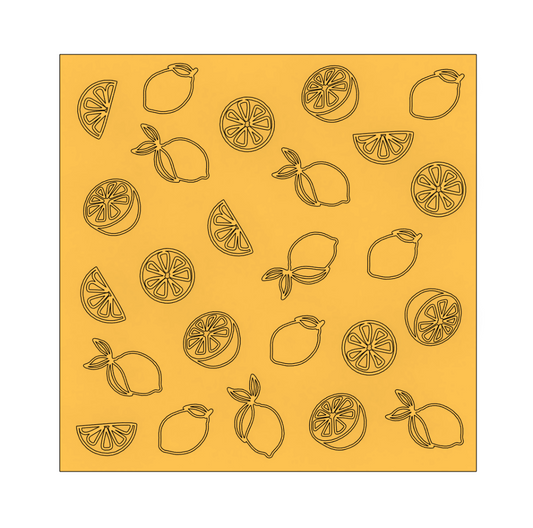 Lemon Print texture Stamp