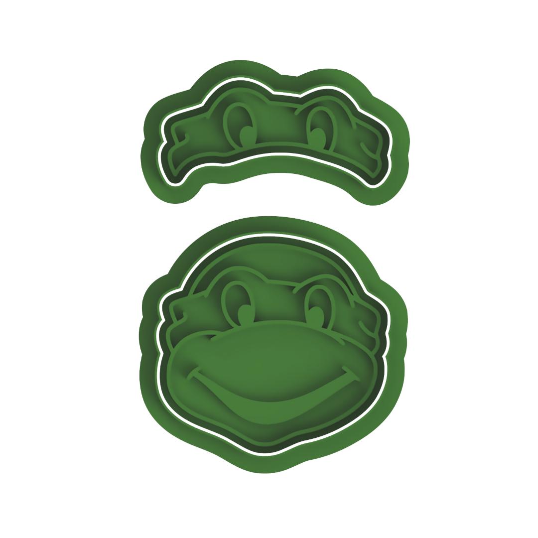 Ninja Turtle Face mask Cutter/stamp