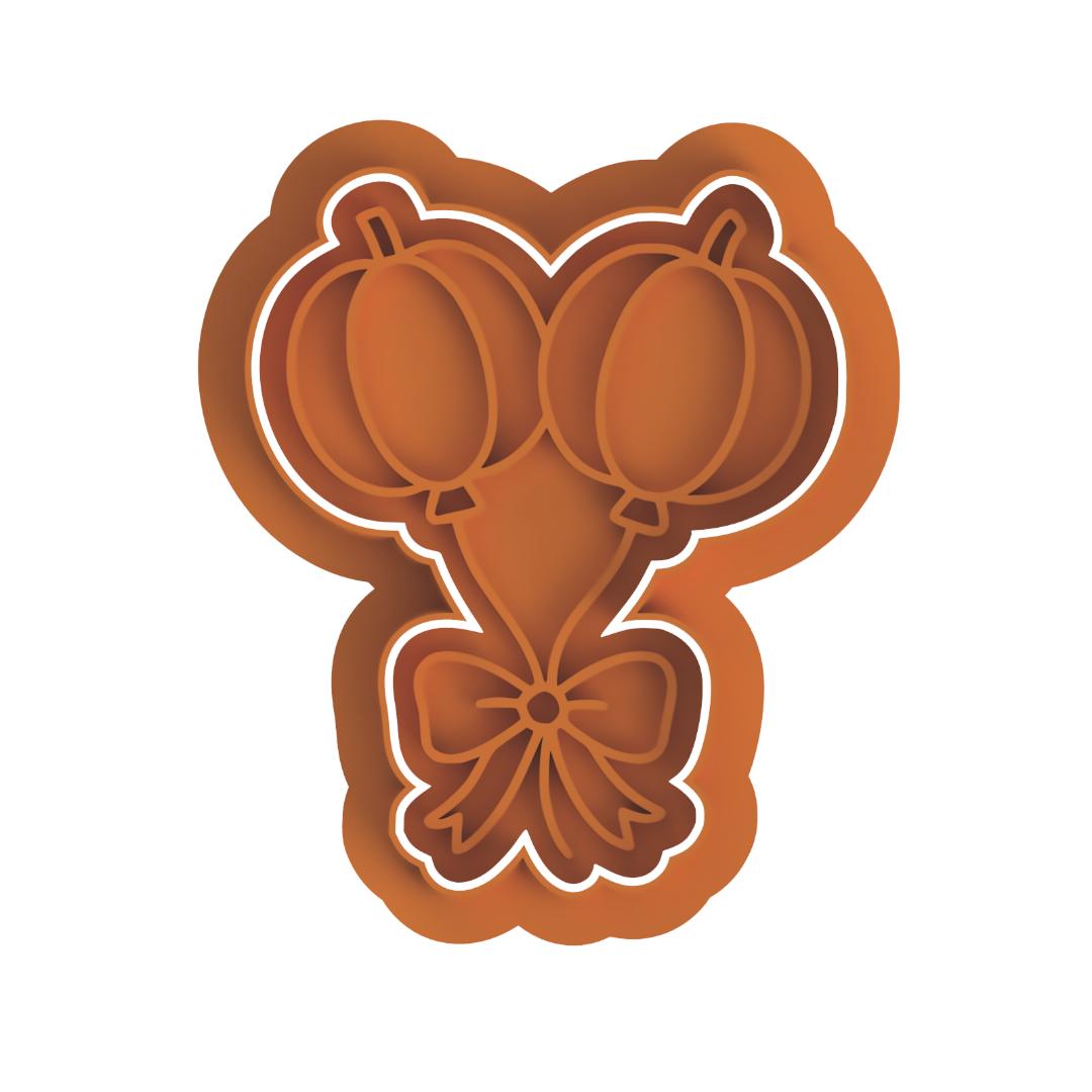 Pumpkins Balloons Stamp & cutter