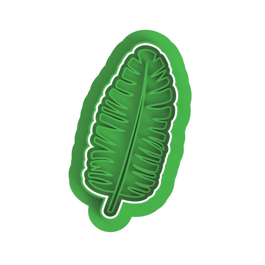 Jungle Leaf 1 cutter and stamp