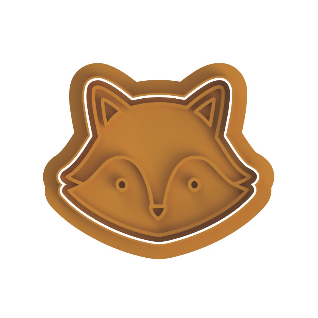 Fox animal head  Cutter & Stamp