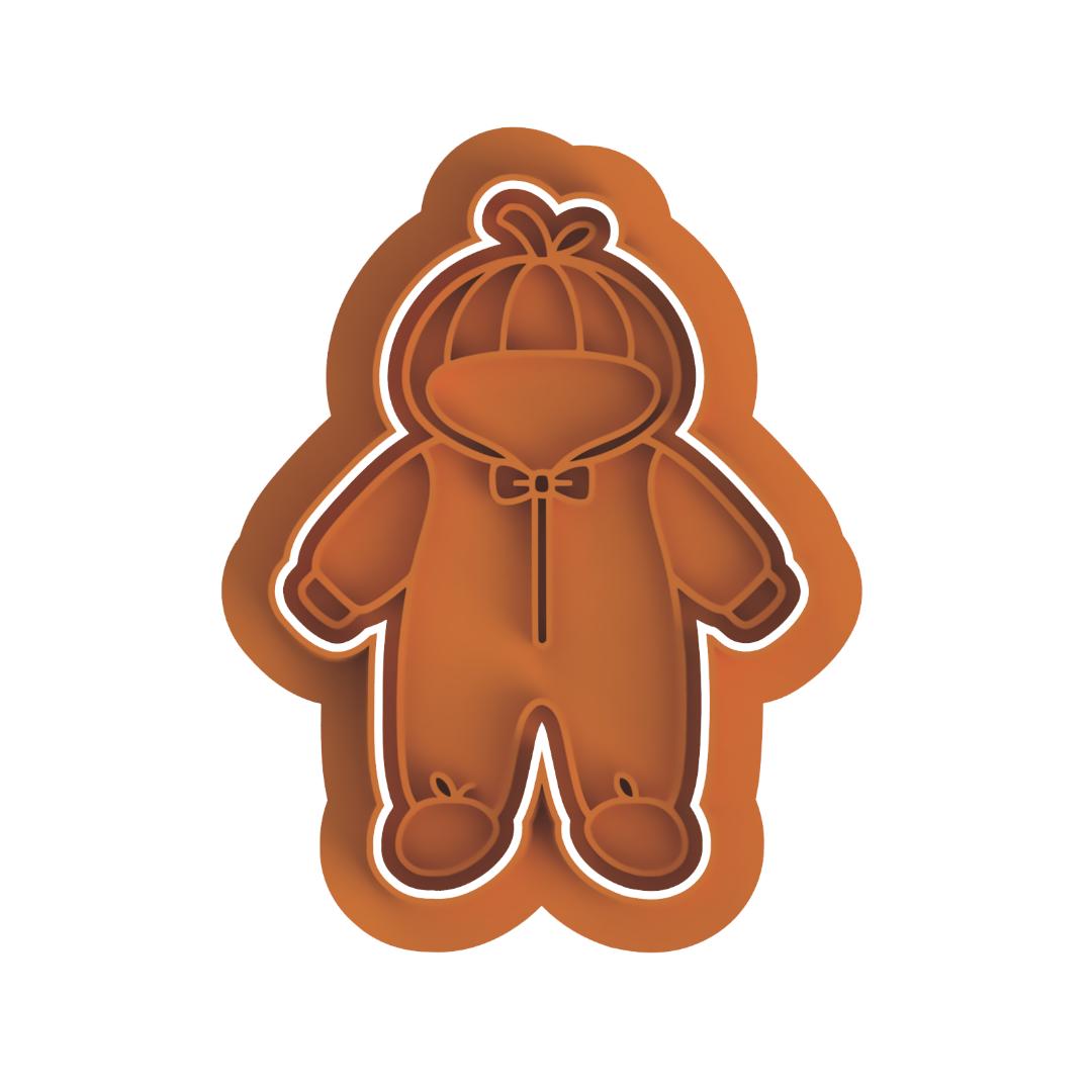 Pumpkin babY onesie Stamp & cutter