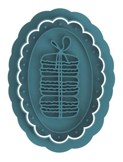 Macaroon plaque Cutter/Stamp