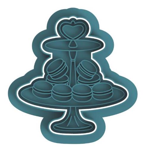 Macaroons on display tray