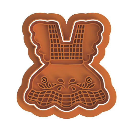 Baby Girl Dress with talavera Print #2 Stamp/Cutter