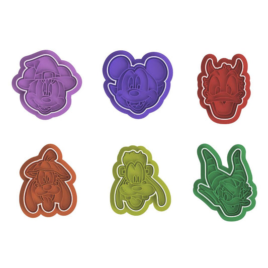 Magical Halloween faces Cutter/Stamp