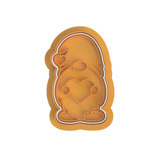 Gnome with heart Cutter/Stamp