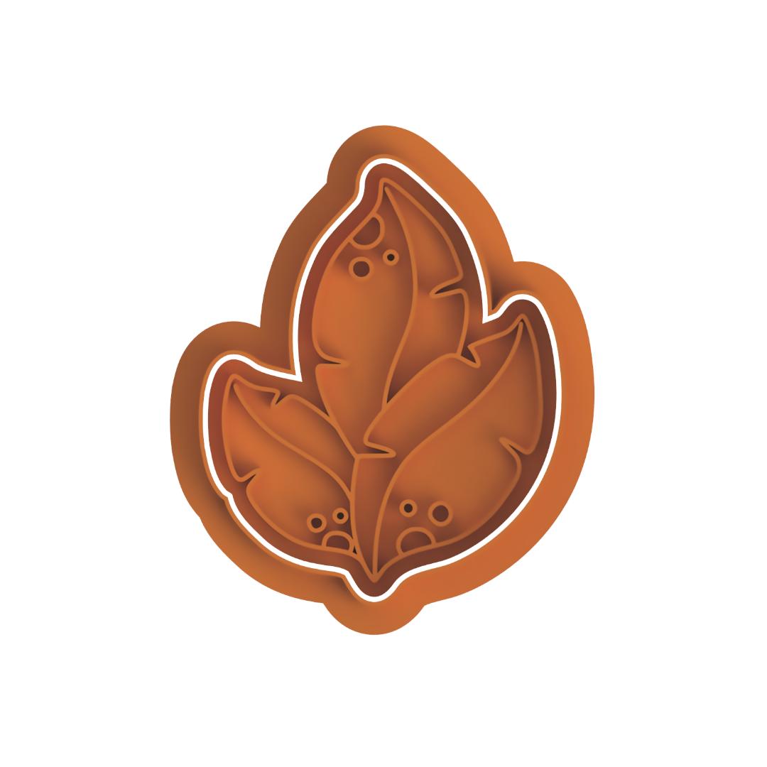 Dino Leaf Cutter & Stamp