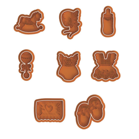 Baby Girl Cielito Lindo Set  Print Stamp/Cutter