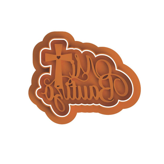 Mi bautizo with cross Stamp/Cutter