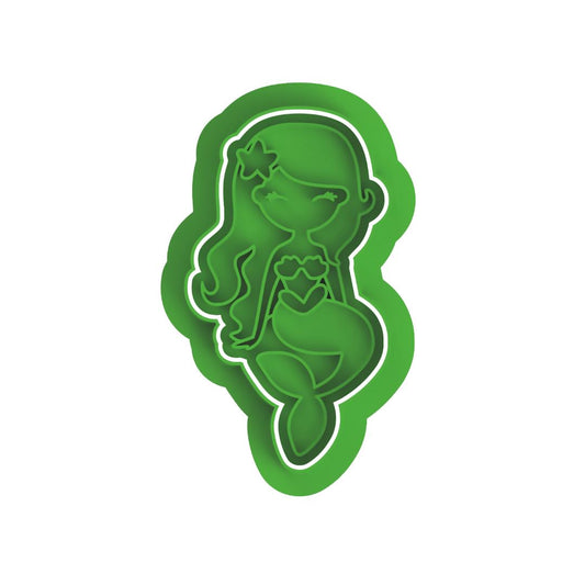 Mermaid #1 Cutter/Stamp
