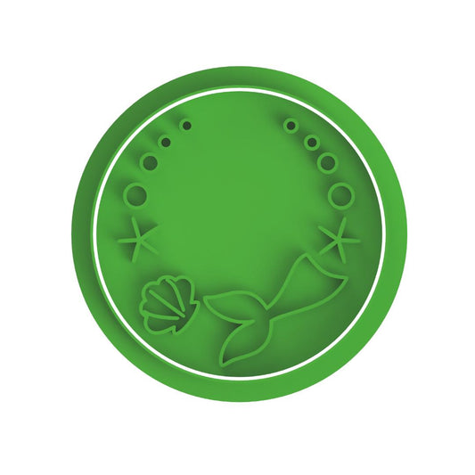 Mermaid Wreath Cutter/Stamp