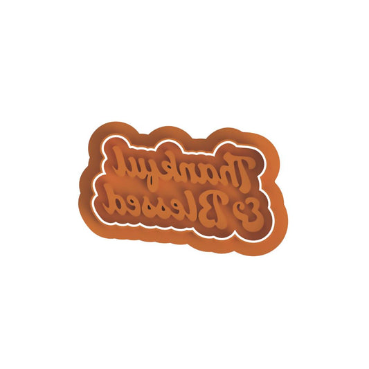 Thankful & Blessed Stamp & cutter
