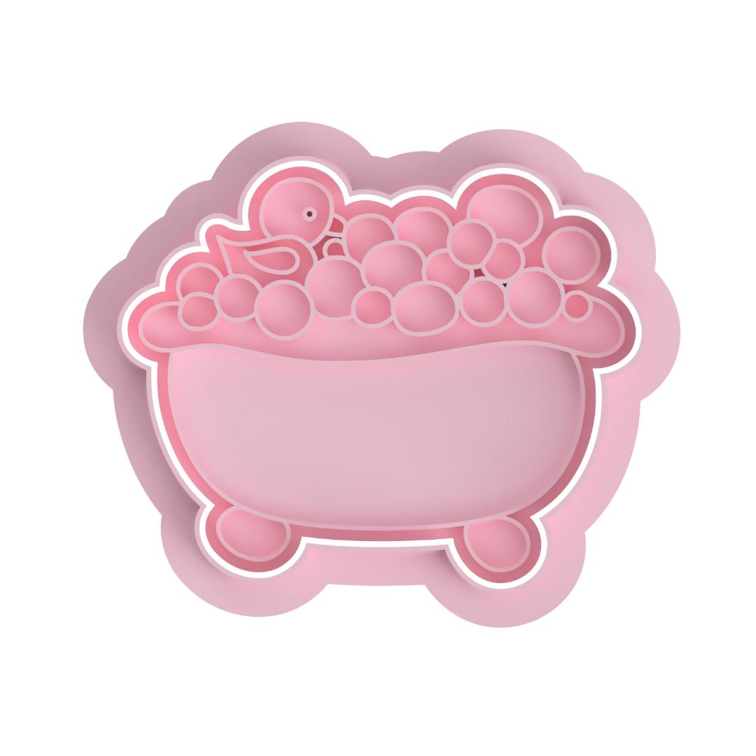 Bath tub with Duck 1 Cutter/Stamp