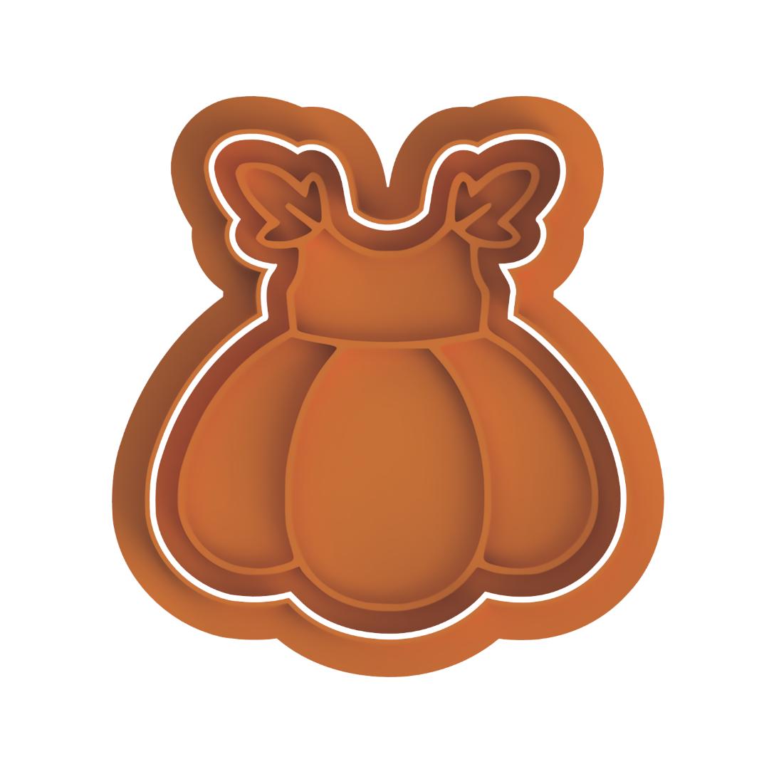 Pumpkin Baby Dress Stamp & cutter