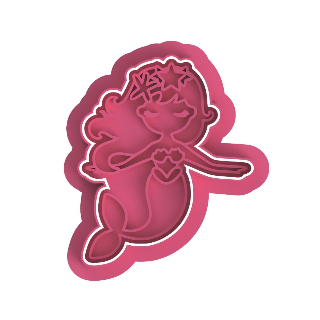 Mermaid #4 Cutter/Stamp