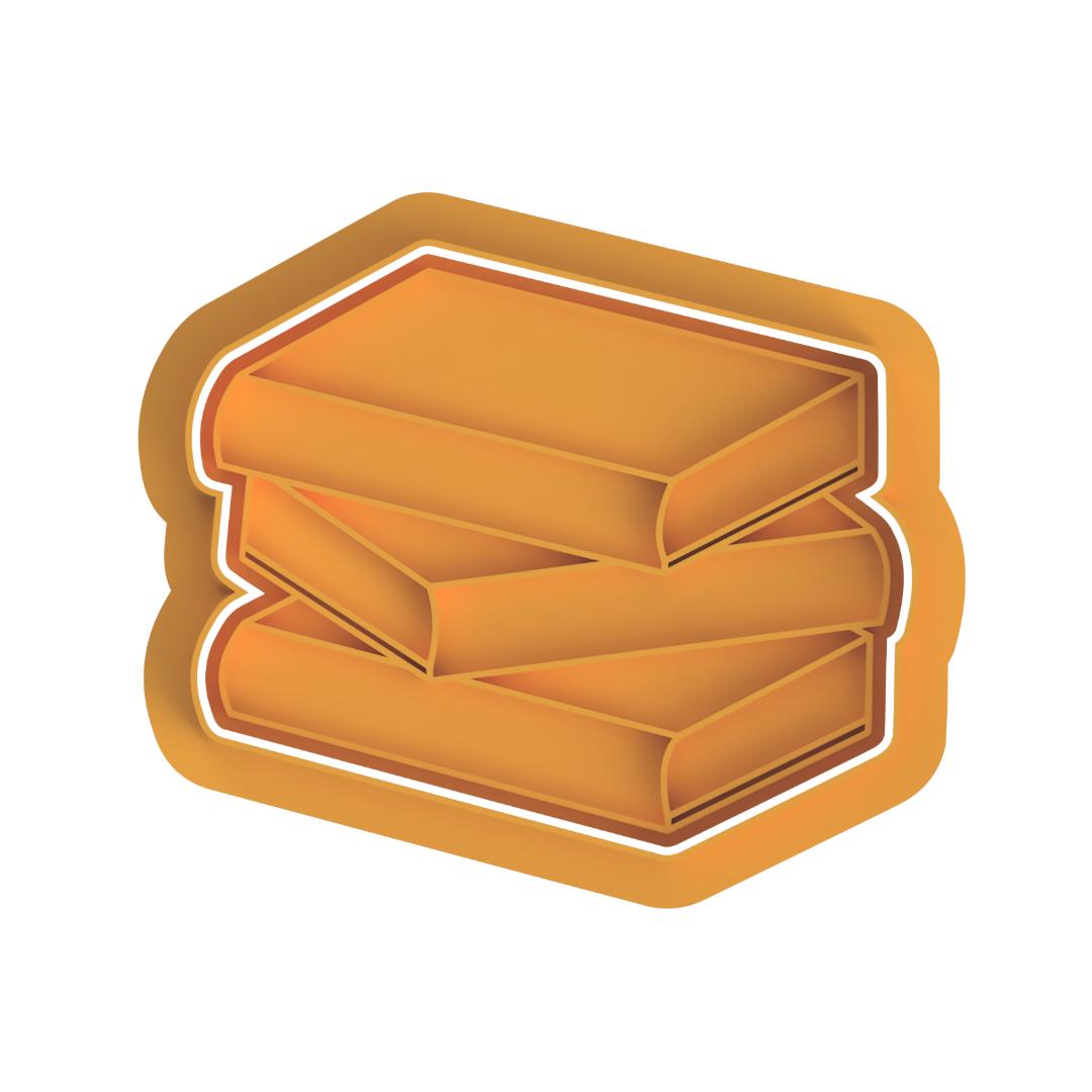 Stack of Books Stamp/Cutter