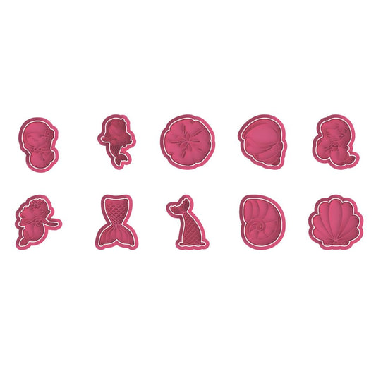 Mermaid Collection Cutter/Stamp