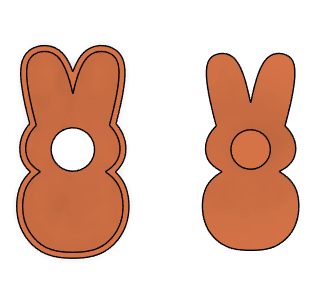 Bunny cakepop mold