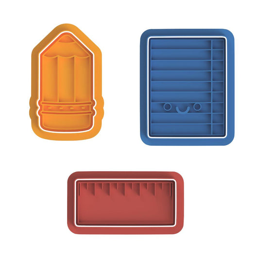 Mini School Supplies Cutter/Embossers