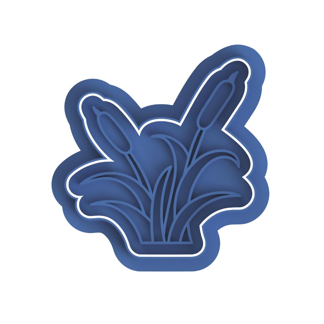 Cat Tail Plant Cutter/Stamp