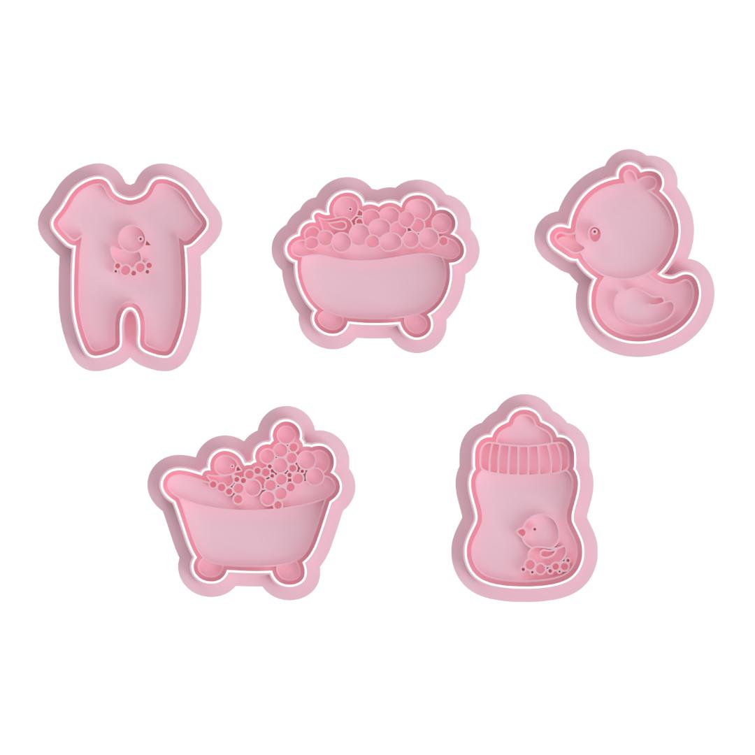 Baby Duck set Cutter/Stamp